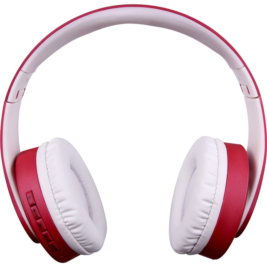 Bluetooth Metalic Finish Headphones - Maroon