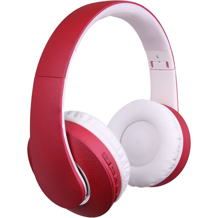 Bluetooth Metalic Finish Headphones - Maroon