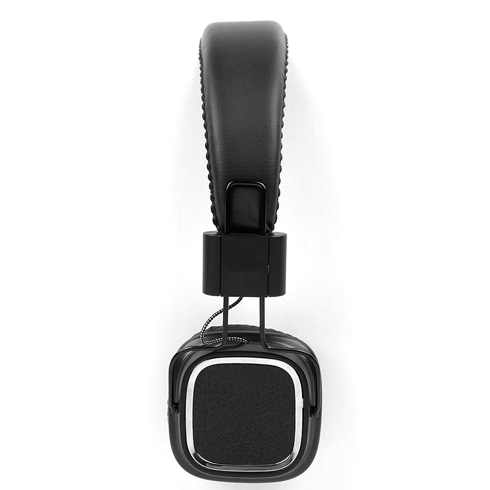 Premium Padded Black Headphones with Microphone