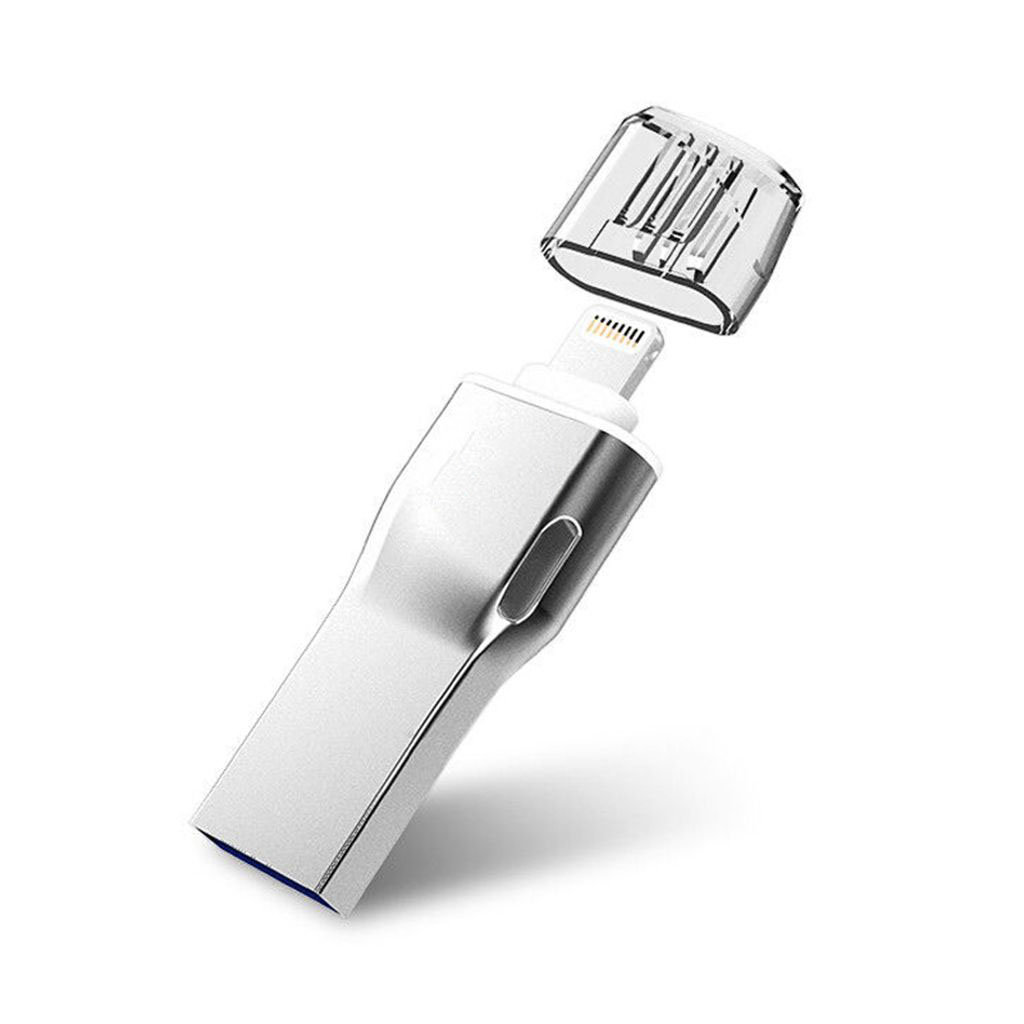 Certified USB 3.0 Flash Drive Lightning Pendrive for iPhone iPad - 64GB