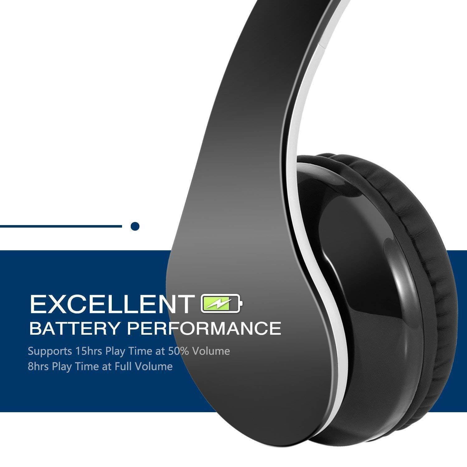 Bluetooth Headphones Wireless Headset Over Ear