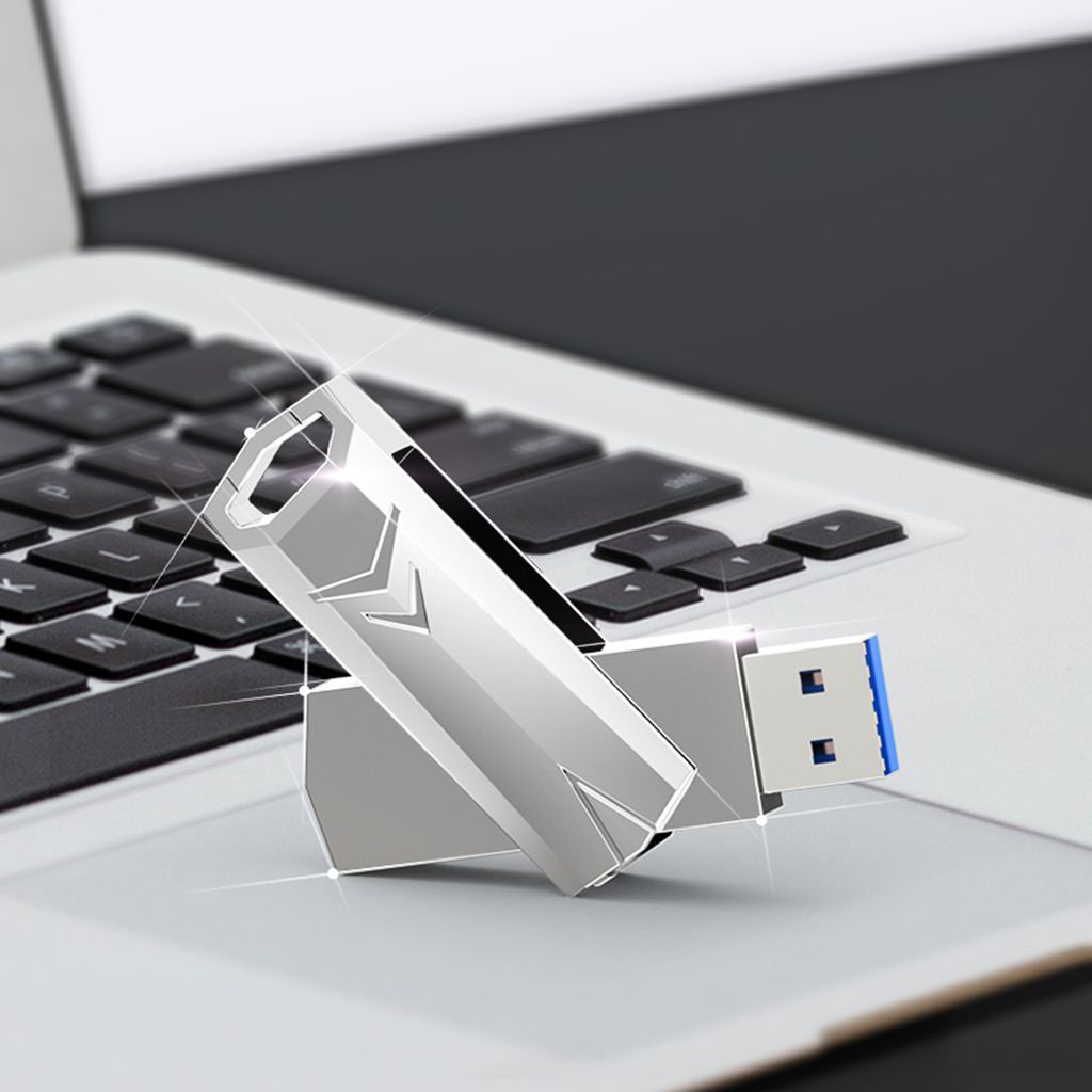 256GB USB 3.0 High Speed Metal Flash Drive 360 Degree Rotation