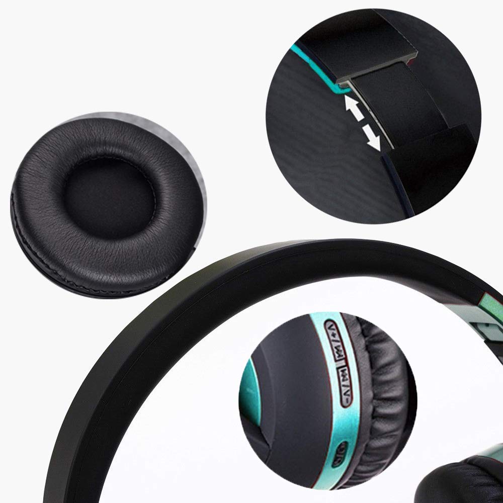 Wireless Headset with Mic,Foldable Bluetooth Headphone