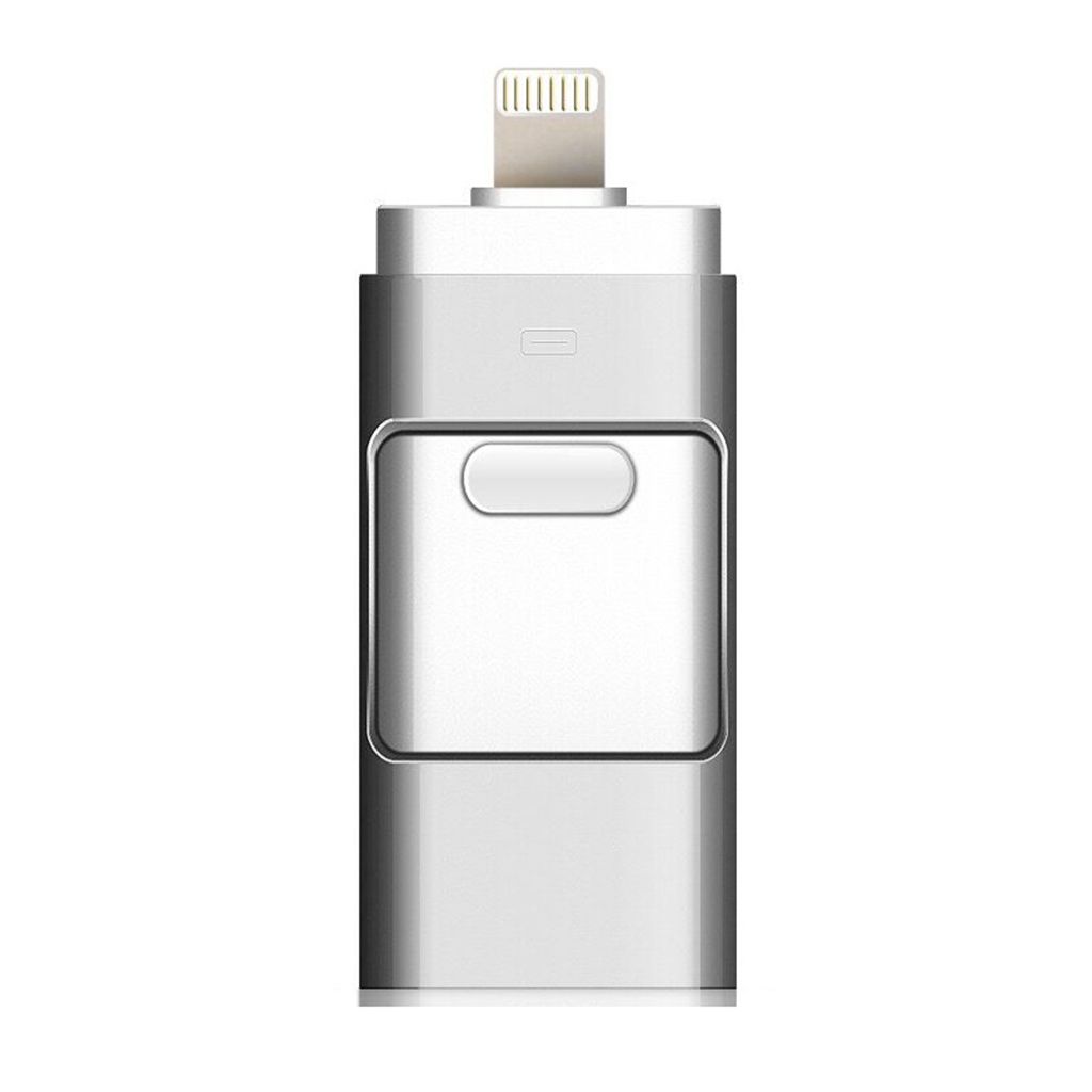 3 in 1 16GB USB Flash Drive with Micro USB & 8-Pin Connectors