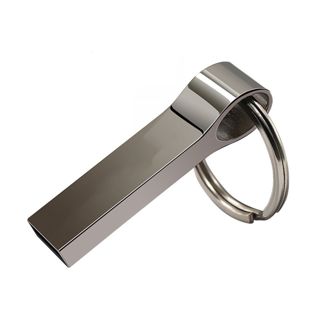 USB Flash Drive Metal Pen Drive 32GB with Keychain