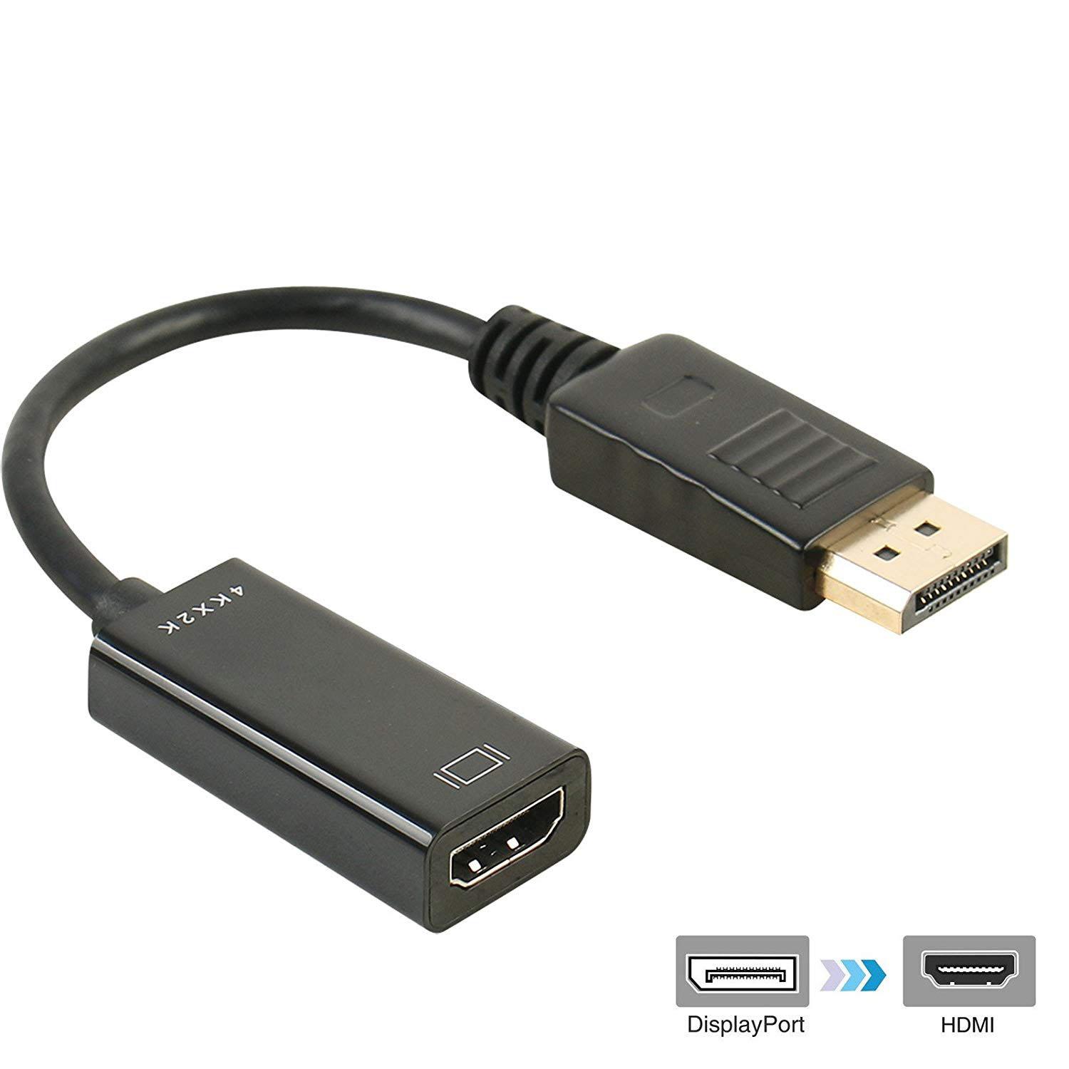 DisplayPort to HDMI 4K UHD Adapter with Audio