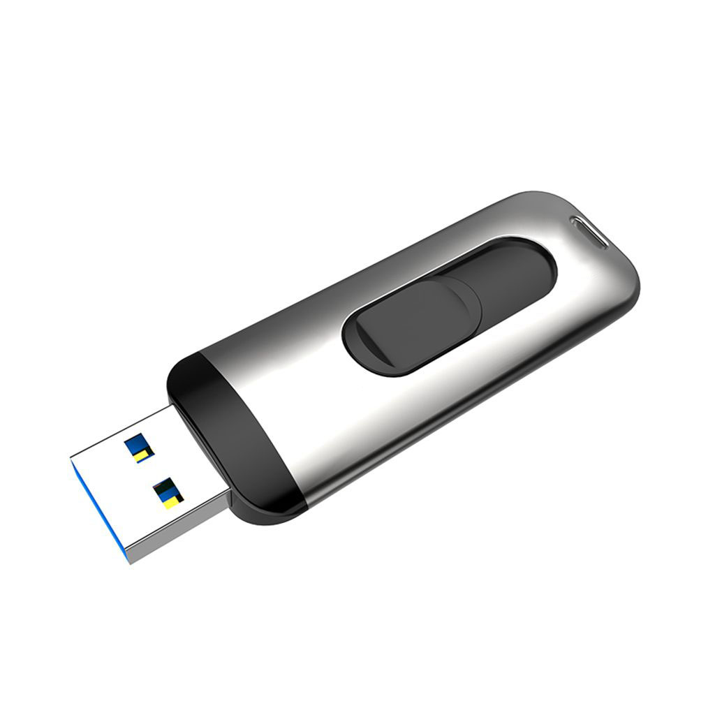 128G USB 3.0 Retractable U Disk High Speed Zinc Alloy Pen Drive